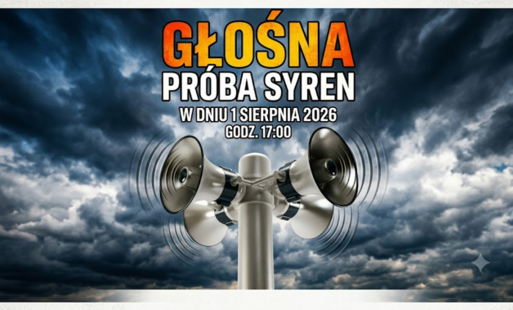 Zdjęcie do Trening systemu wykrywania i alarmowania &ndash; głośna pr&oacute;ba syren w dniu 1 sierpnia 2026 r.