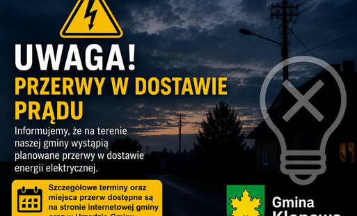 Zdjęcie do Przerwy w dostawie energii elektrycznej